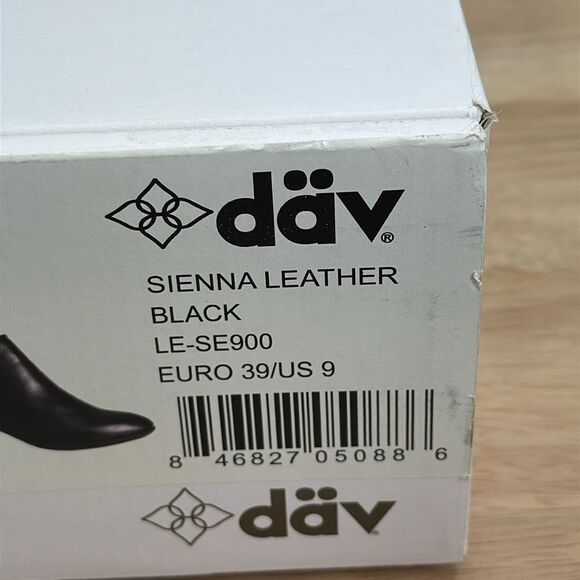 däv  Sienna Leather Black Bootie- Size 9 (US)/ 39 (EU) - Picture 10 of 10